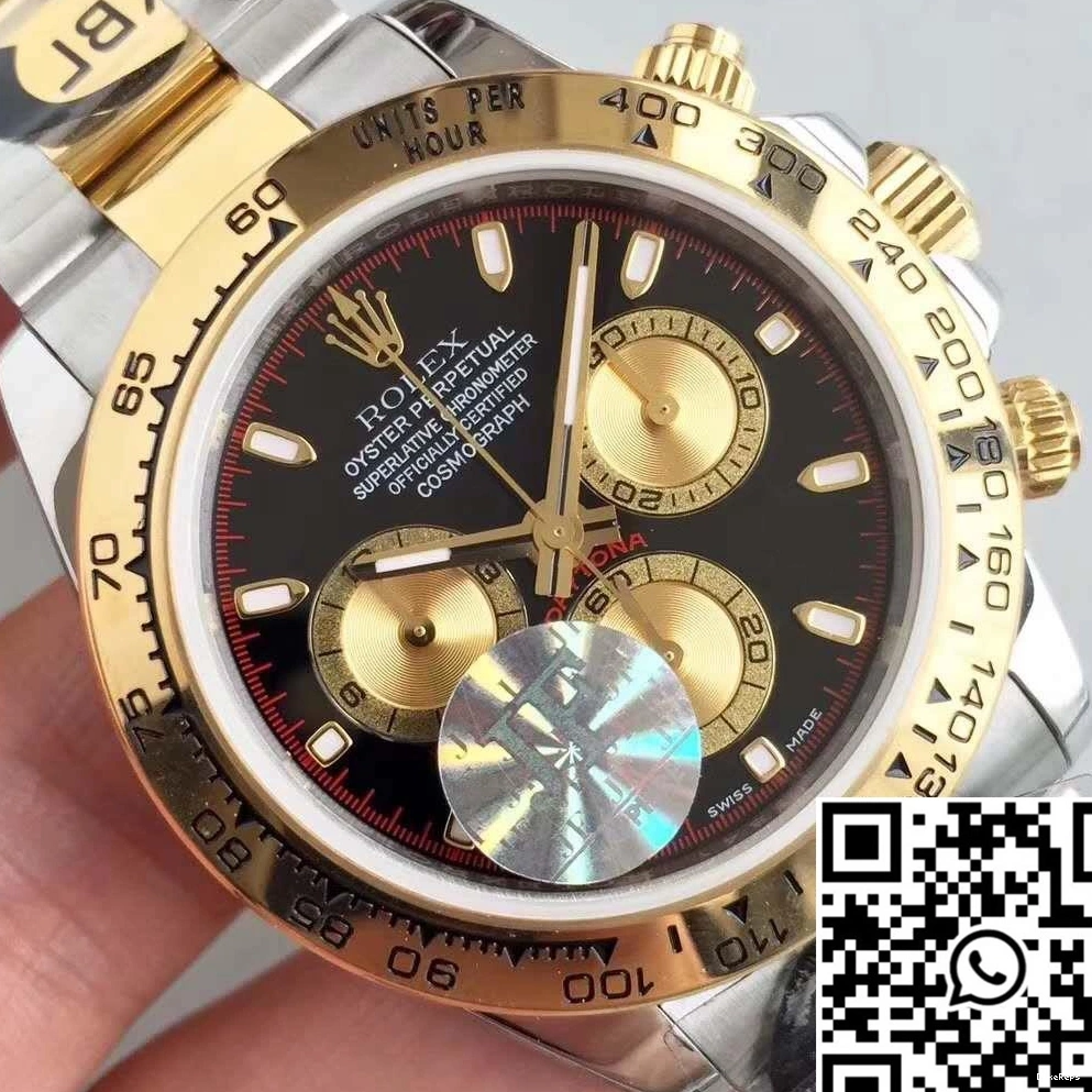 Factory Dial Daytona 116503 Black Cosmograph Rolex JF 1108